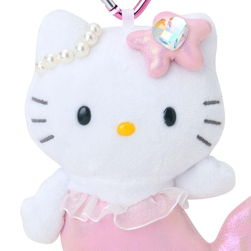 Hello Kitty Plush Mascot Holder Keychain Mermaid Pink Sanrio Japan 2025