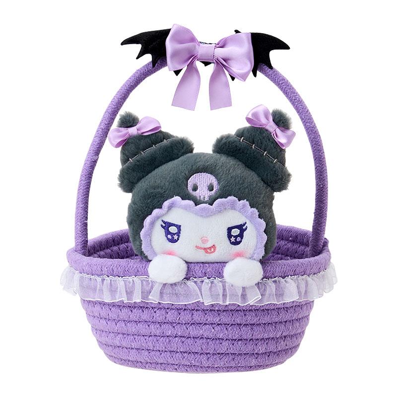 Kuromi Plush Basket Accessory Tray Angel and Demon Sanrio Japan 2025