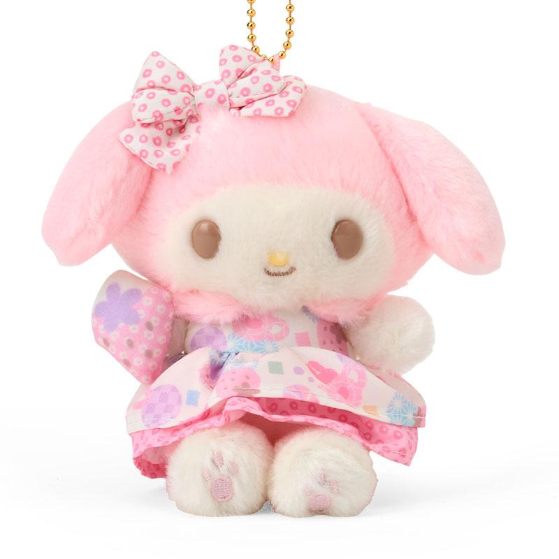 My Melody Plush Mascot Holder Keychain Nagomi Pastel Sanrio Japan