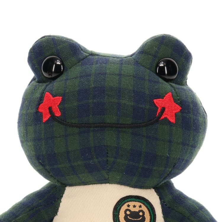 Pickles the Frog Bean Doll Plush USA Green Check Japan 2024