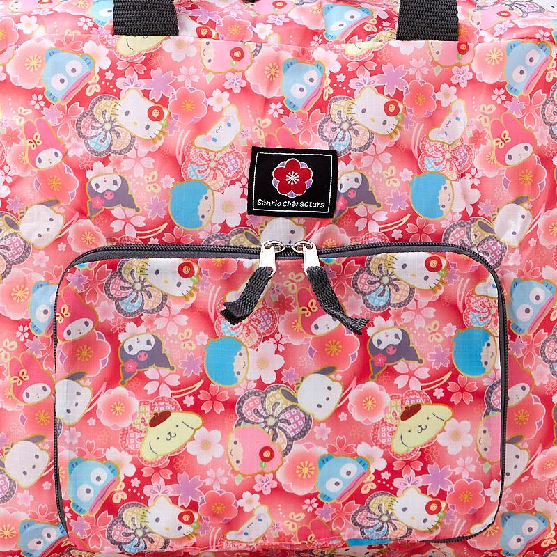 Folding Boston Bag Carrier Red Sanrio Japan 2024