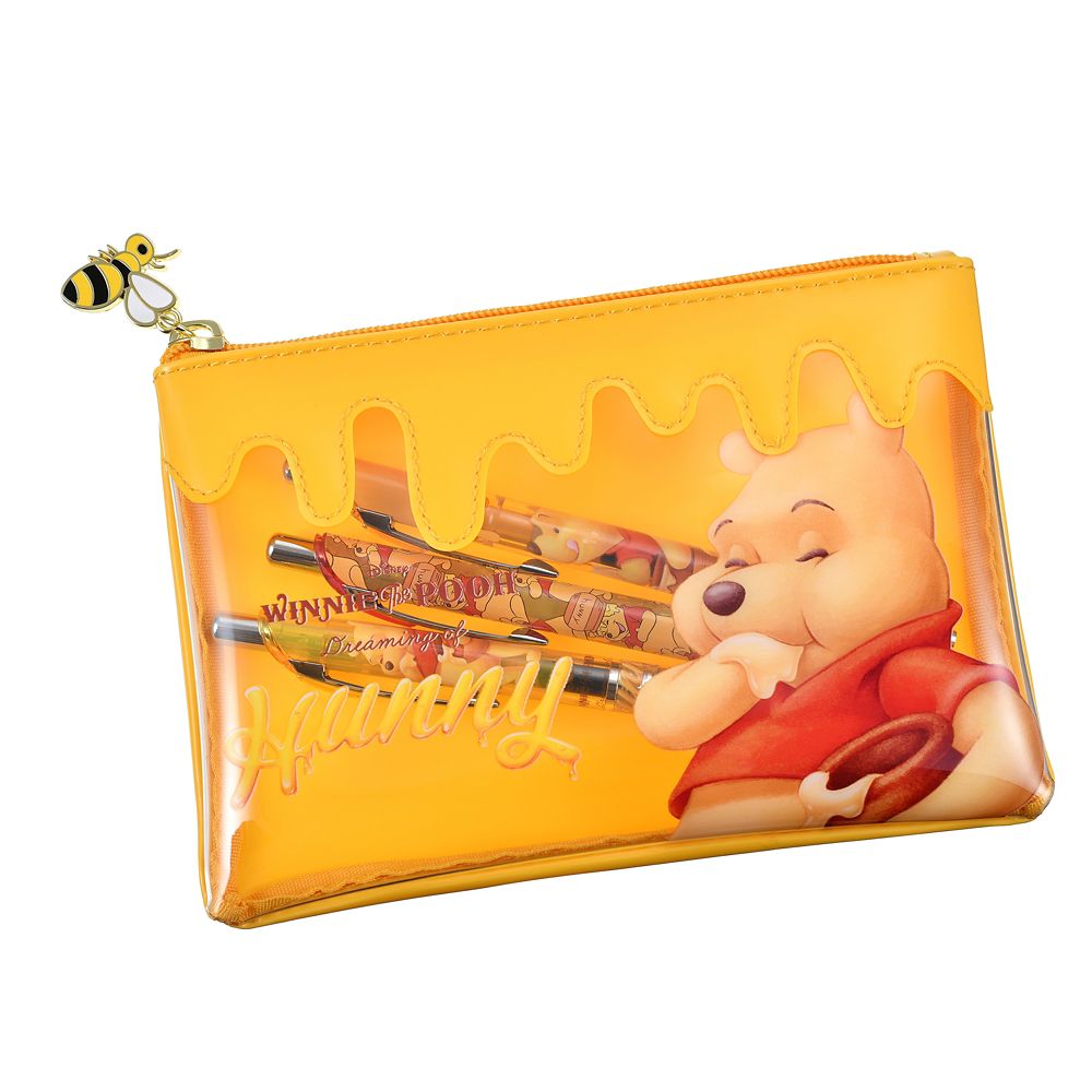 Winnie the Pooh Pen Case Pencil Pouch HONEY DAY Disney Store Japan 2025