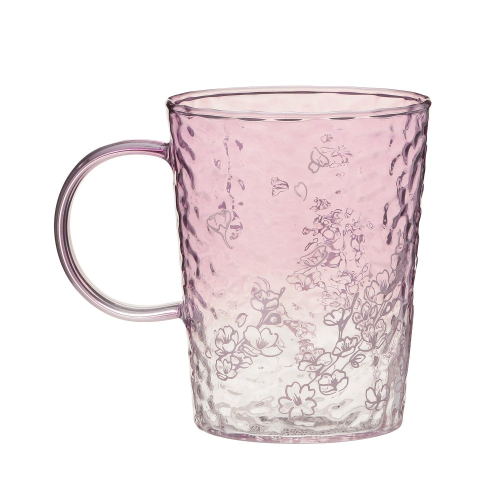 Starbucks Japan SAKURA 2025 Glass Mug Cup Pink Gradation 355ml