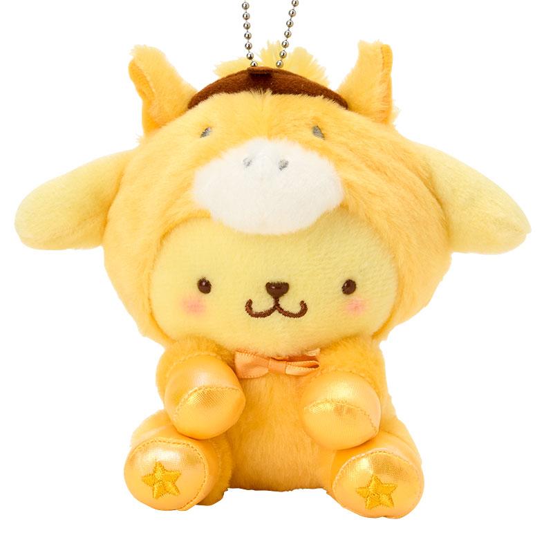 Pom Pom Purin Plush Mascot Holder Keychain Horse Eto Sanrio Japan New Year 2026