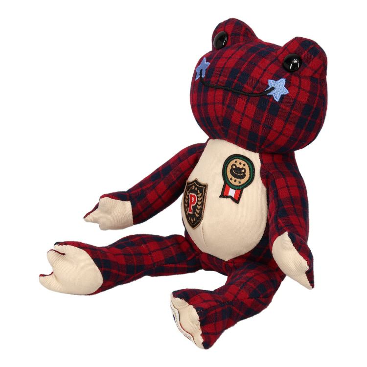 Pickles the Frog Bean Doll Plush USA Red Check Japan 2024