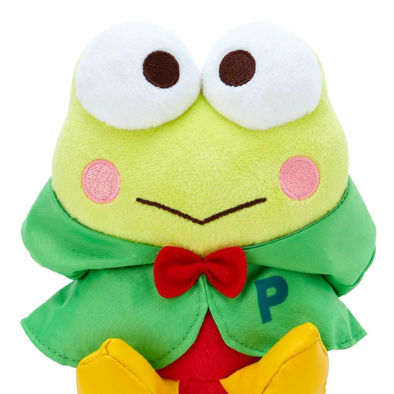 Kero Kero Keroppi Plush Doll Pickles the Frog Rain Poncho Sanrio Japan 2024