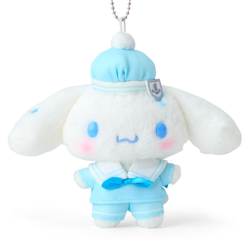Cinnamoroll Plush Mascot Holder Keychain Sailor Collar Sanrio Japan 2025