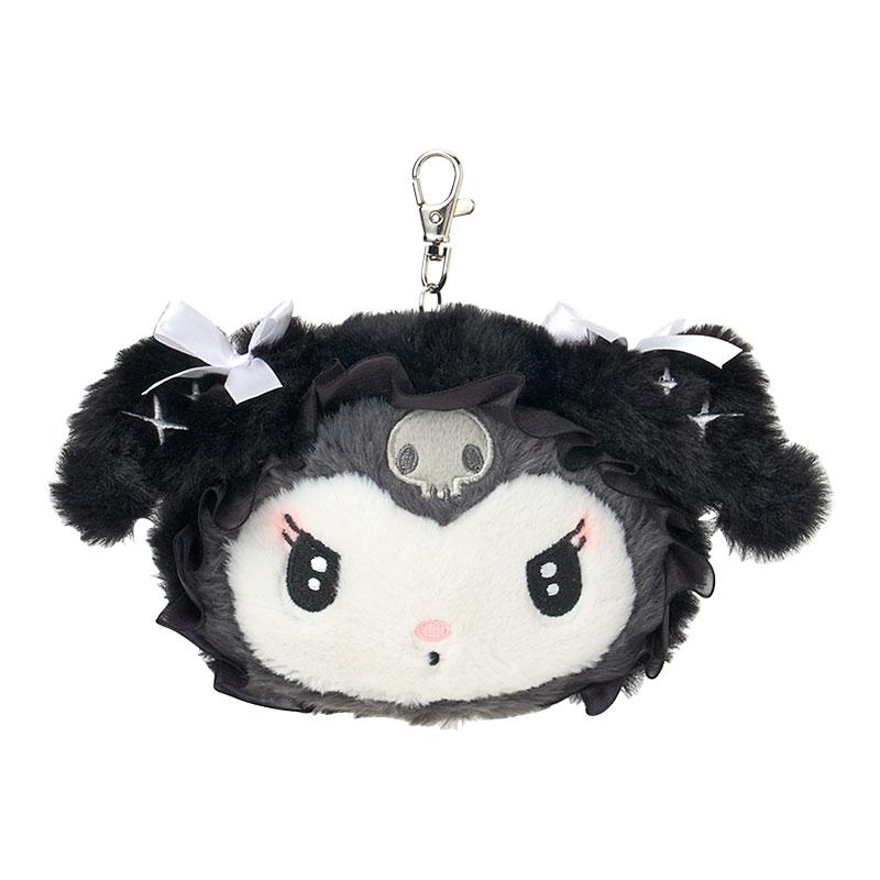 Kuromi Plush Pass Case Face Shape Moonlight Sanrio Japan 2025