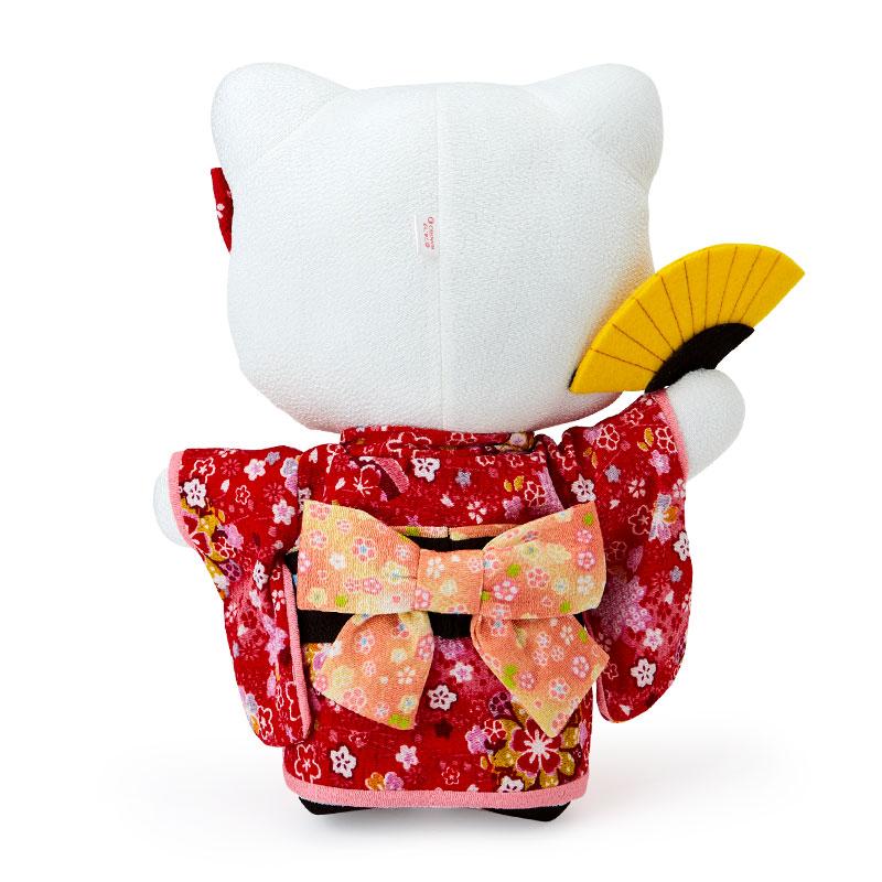 Hello Kitty Crepe Japanese Plush Doll L Red Sanrio Japan Sakura 2024