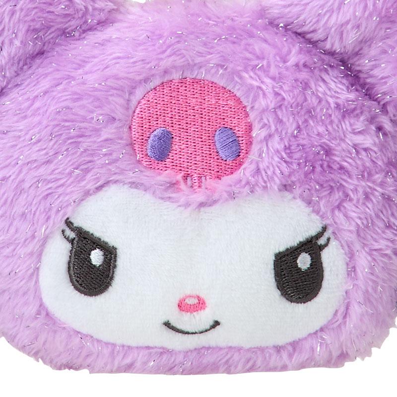 Kuromi Plush Pass Case Face Angel Purple Sanrio Japan 2025