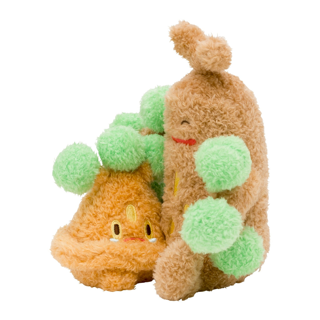 Bonsly & Sudowoodo Plush Doll Buru Buru... Mugyu Crying Pokemon Center Japan