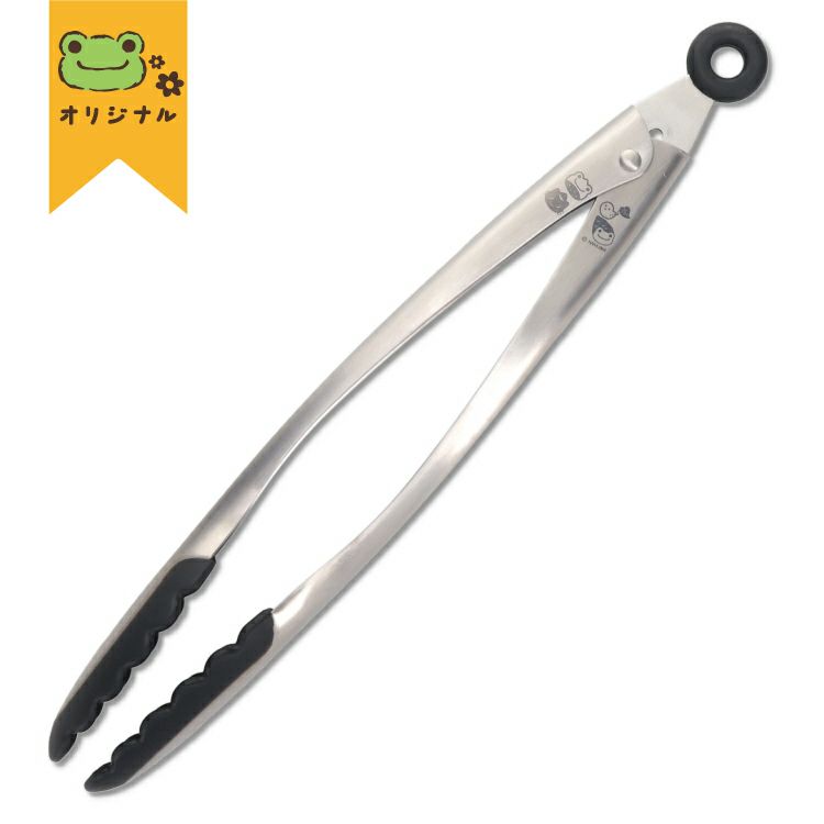 Pickles the Frog Stainless Oval Tongs Japan 2024