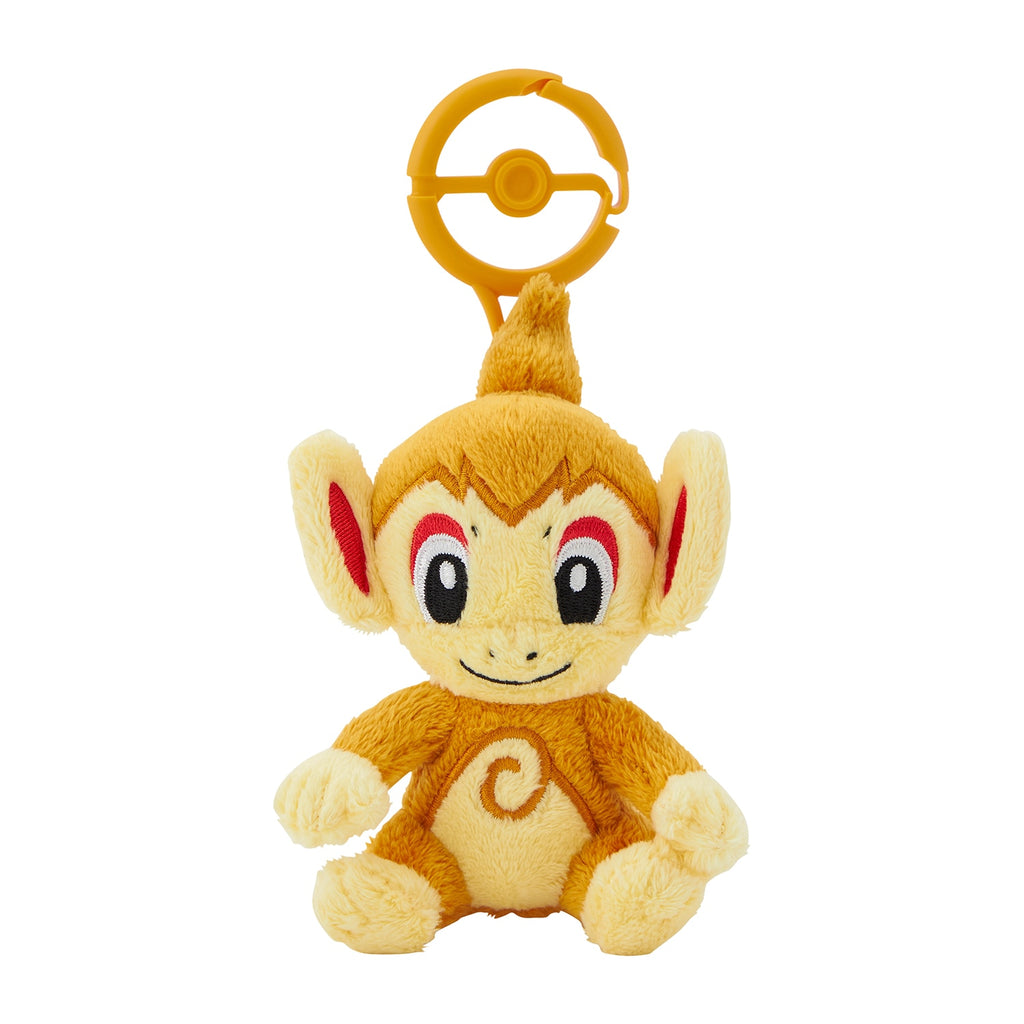 Chimchar Hikozaru Plush Keychain with Carabiner Pokemon Center Japan 2024