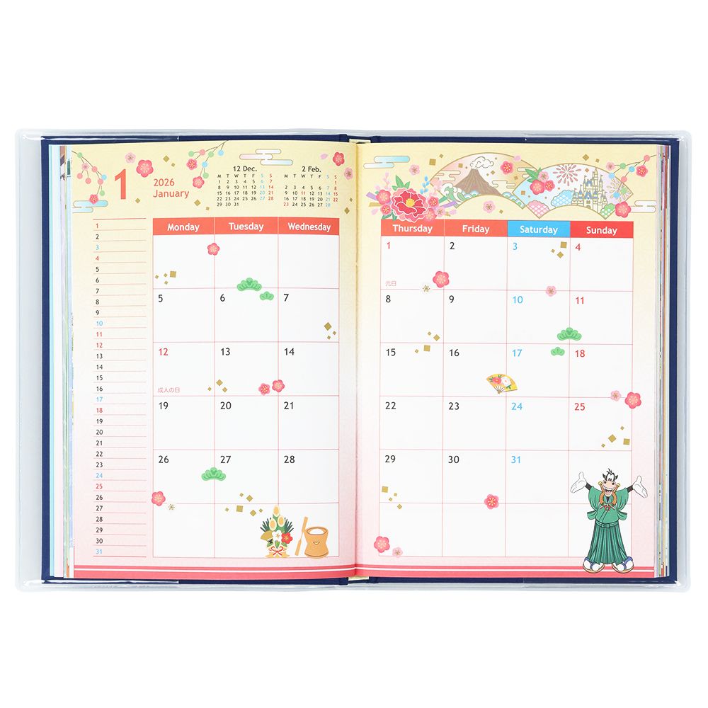 2026 Schedule Book Weekly Tokyo Disney Resort Japan Store Limit