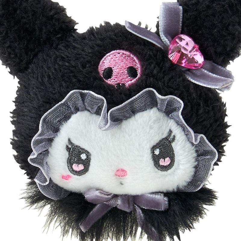 Kuromi Plush Hair Clip Face Shape Melousa Romiusa Sanrio Japan 2025