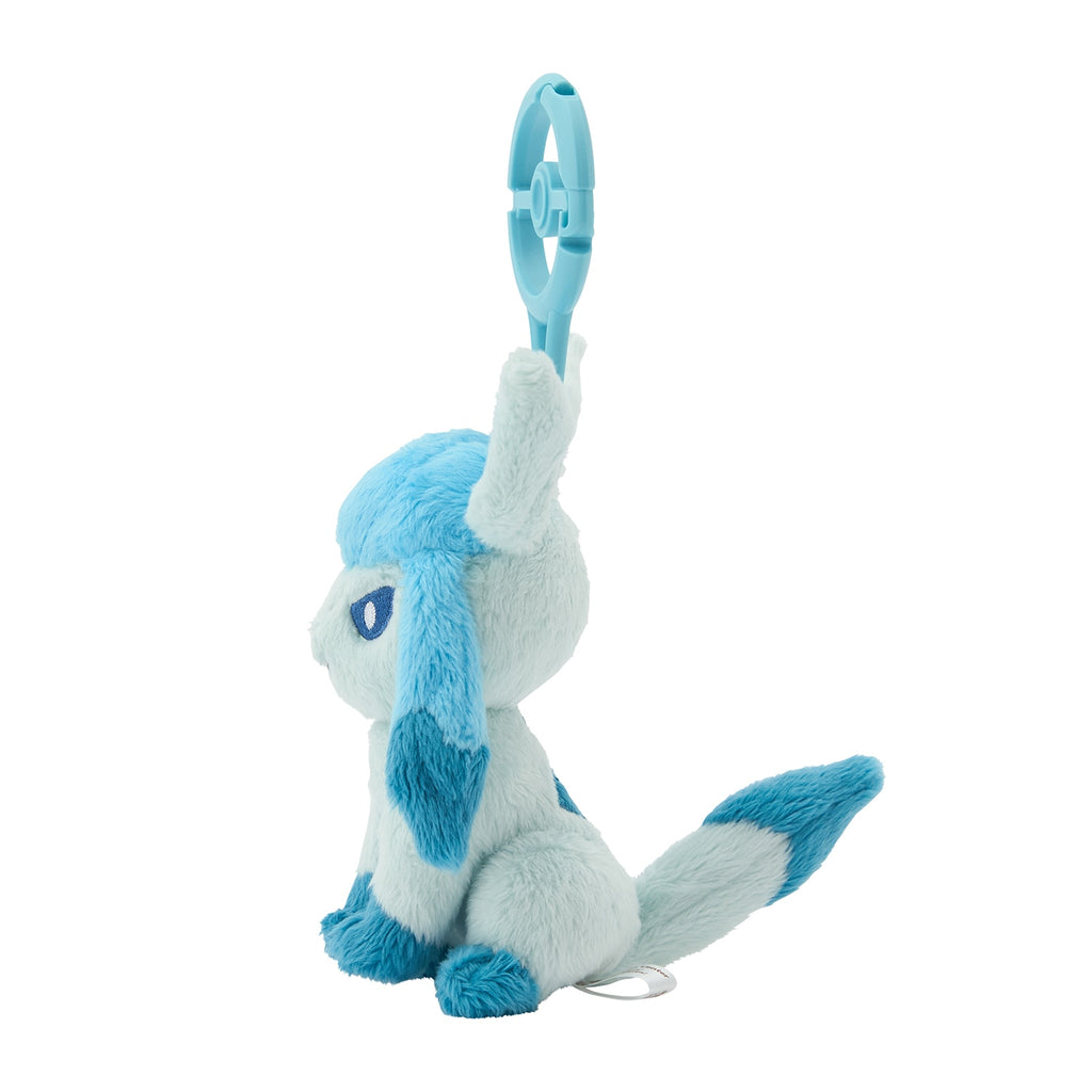 Glaceon Glacia Plush Keychain with Carabiner Pokemon Center Japan 2024