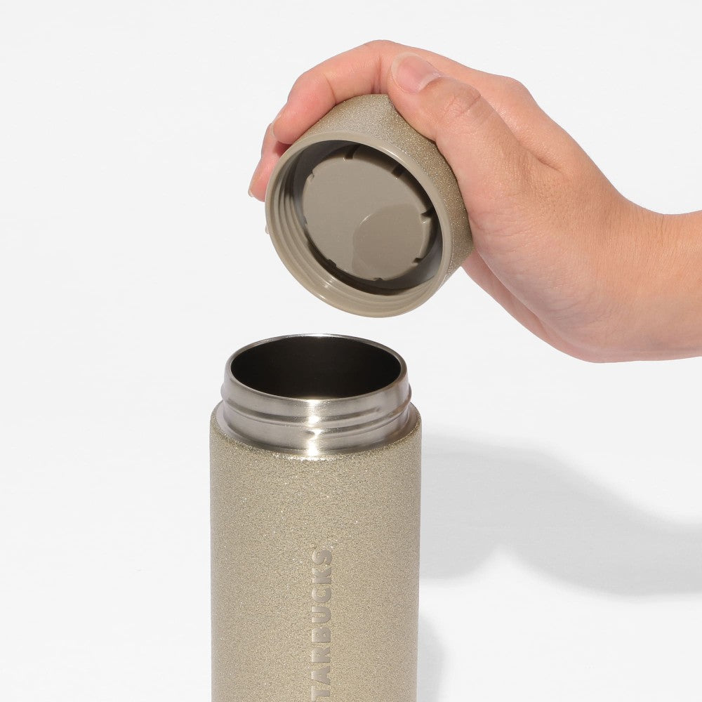 Stainless Bottle Glitter Champagne Gold 355ml Starbucks Japan Christmas 2025