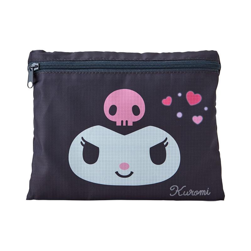 Kuromi Pockable Boston Bag Face Shape Sanrio Japan