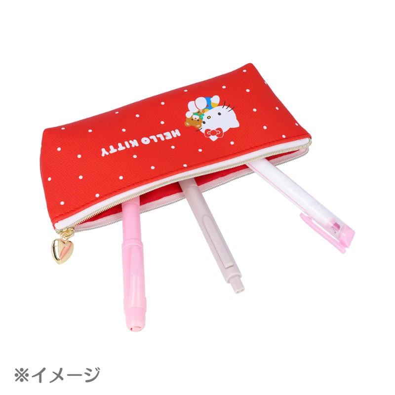 Hello Kitty Pen Case Pencil Pouch Red Dot Retro Cute Sanrio Japan 2025