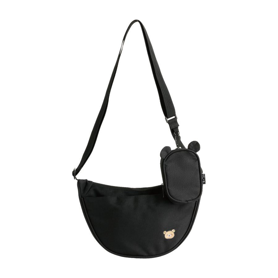 Rilakkuma Ear Pouch Shoulder Bag Black San-X Japan 2025 Store Limit
