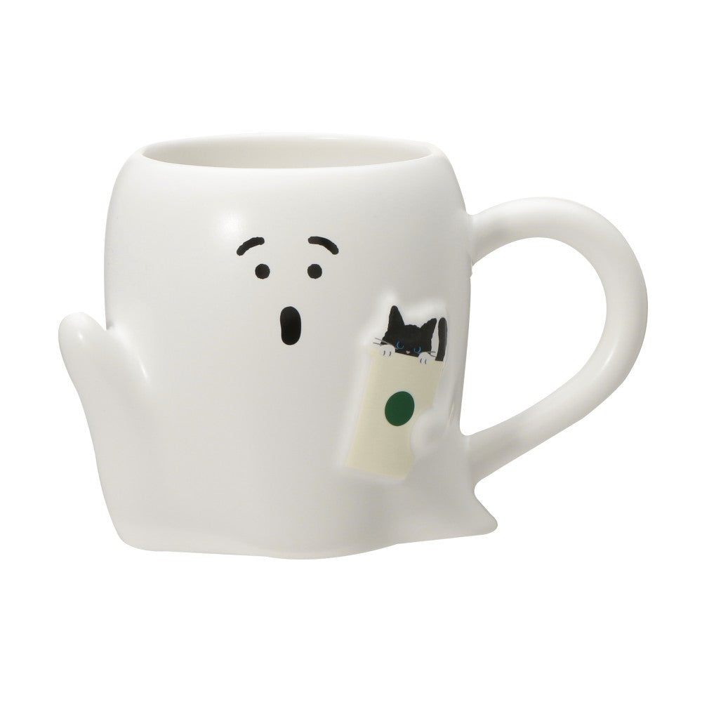 Starbucks Japan Halloween 2025 Mug Cup Ghost Glow in the Dark 355ml