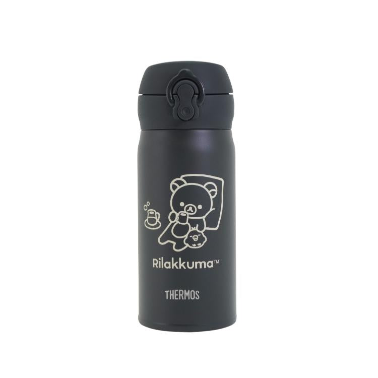 Rilakkuma HOMECAFE Stainless Bottle 350ml Smoke Black San-X Japan Store Limit