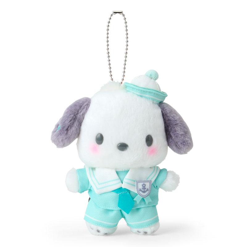 Pochacco Plush Mascot Holder Keychain Sailor Collar Sanrio Japan 2025