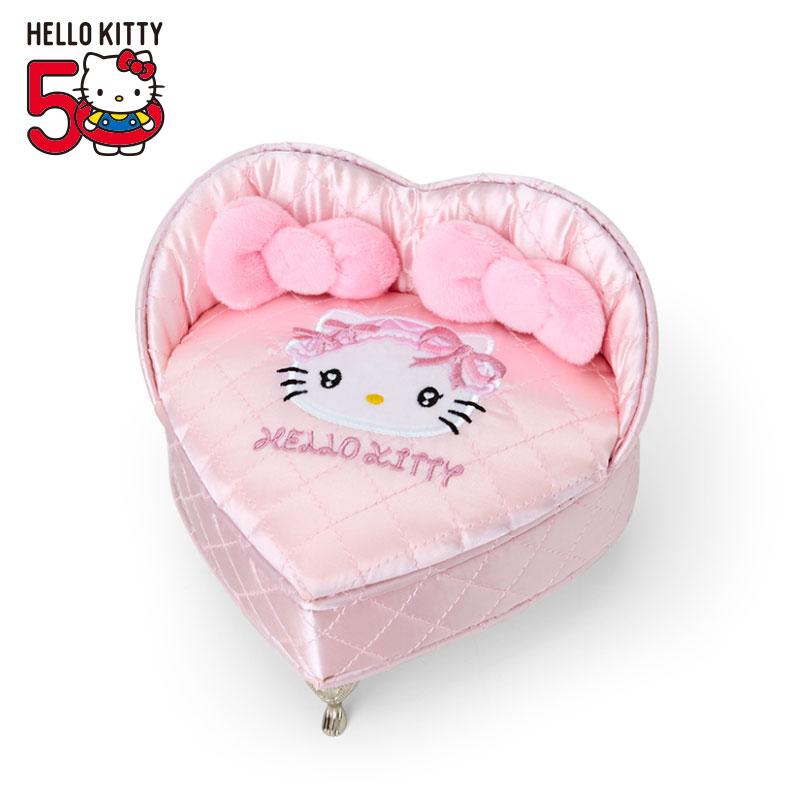 Hello Kitty Accessory Case 50th Anniversary Quilt Sanrio Japan 2024