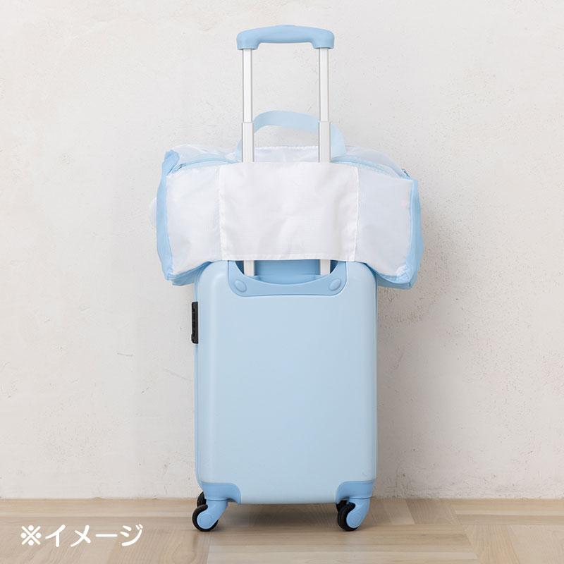 Hello Kitty Boston Bag on Suitcase Face Shape Black Sanrio Japan