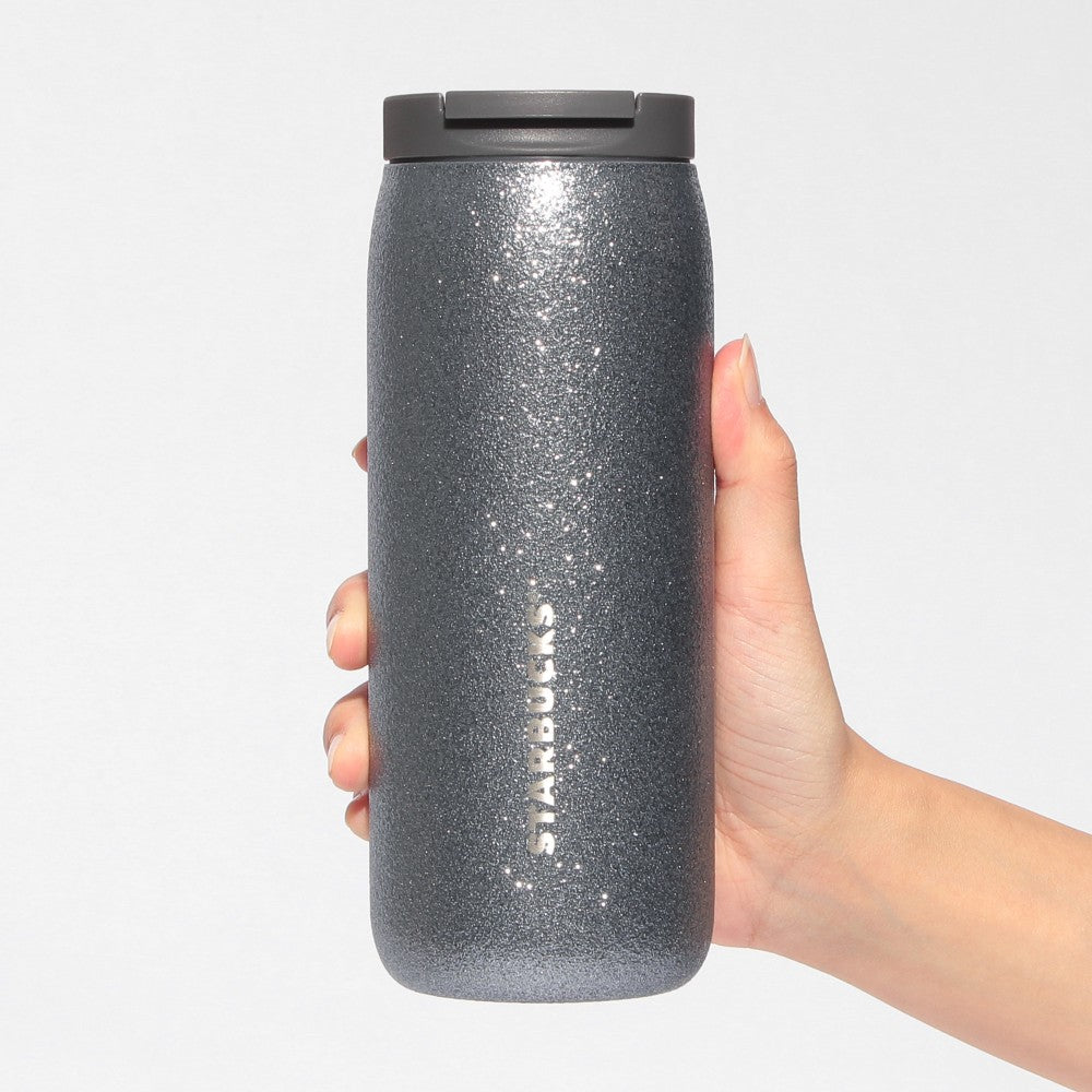 Starbucks Japan Can-shaped Stainless Bottle Glitter Gray 355ml Christmas 2025
