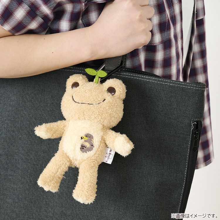 Pickles the Frog Golden Eagle Eco Shopping Tote Bag Plush pouch Japan 2025