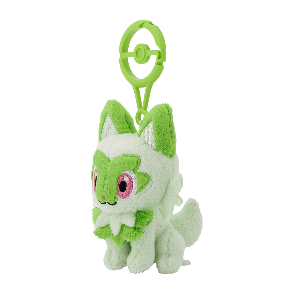 Sprigatito Nyahoja Plush Keychain with Carabiner Pokemon Center Japan 2024