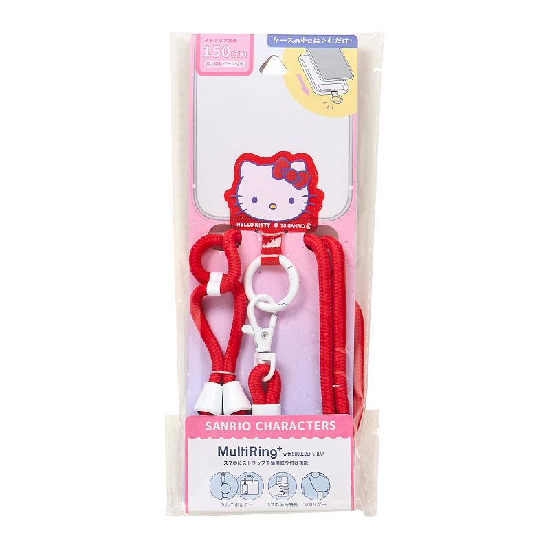 Hello Kitty Smartphone Strap Sparkling Multi Ring Plus Sanrio Japan 2025