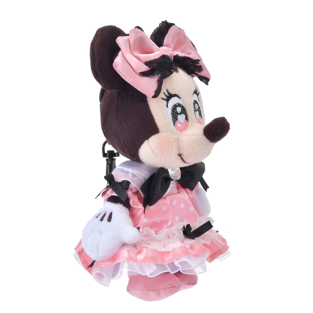Minnie Plush Keychain Doll Style Disney Store Japan 2024