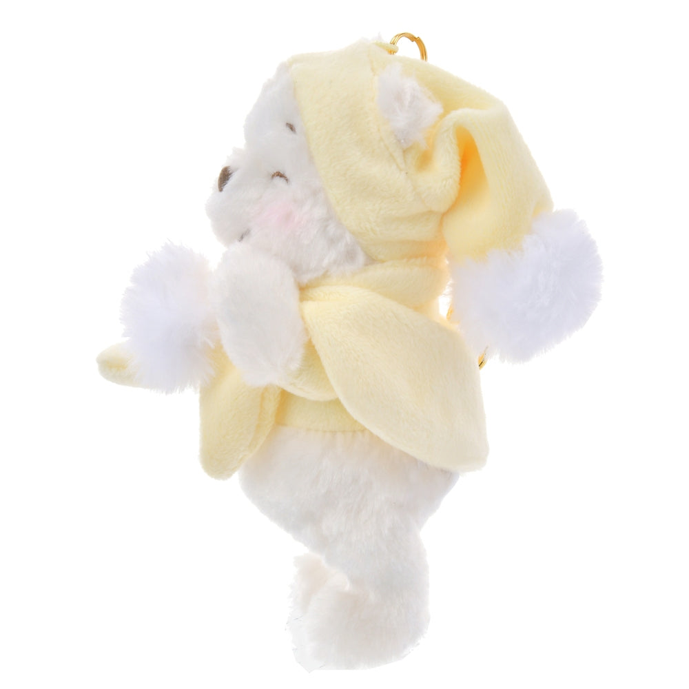 Winnie the Pooh Plush Keychain Fruit Latte Color White Pooh Disney Store Japan