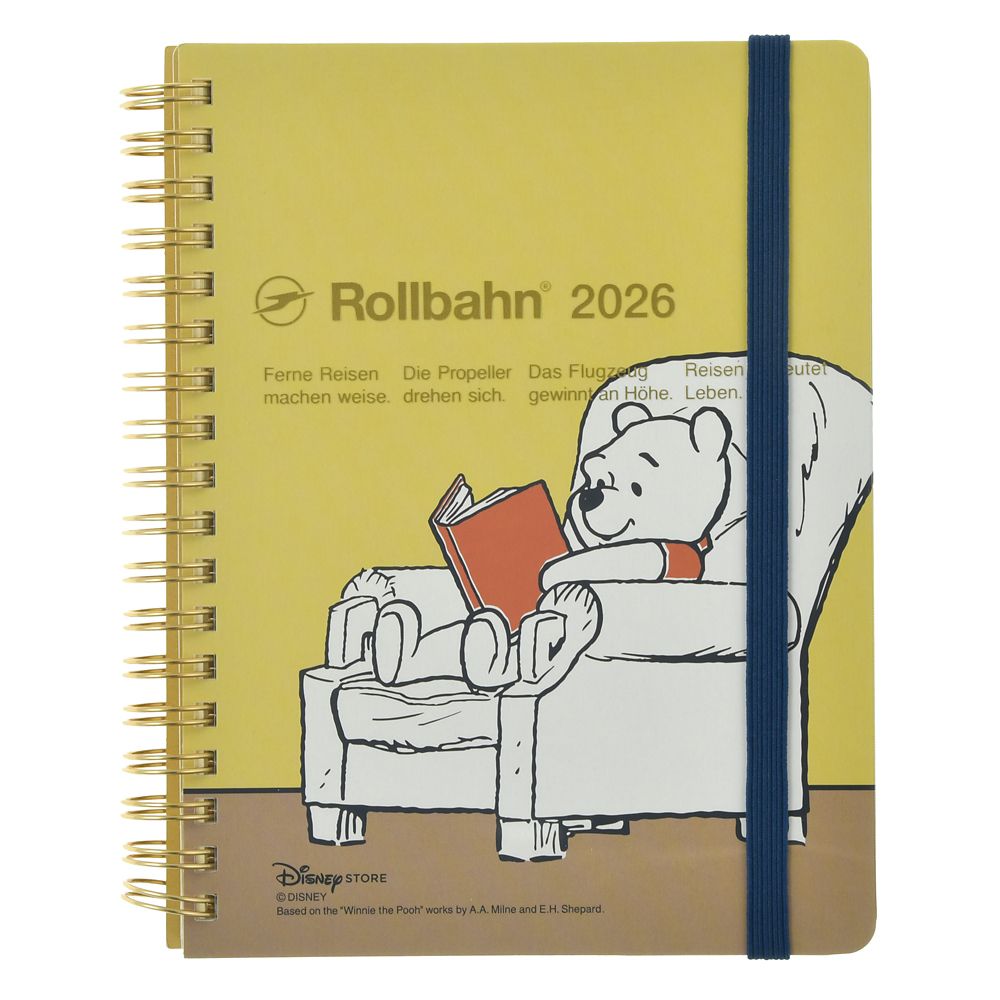 Winnie the Pooh Eeyore 2026 Schedule Book B6 Rollbahn Diary L Disney Store Japan