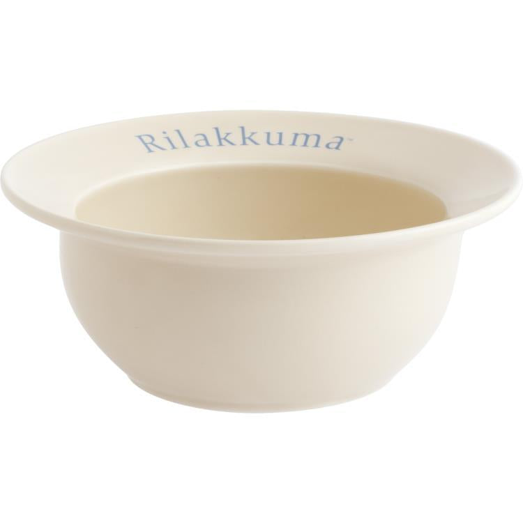 Rilakkuma Bowl 16cm Lettering Beige San-X Japan 2025