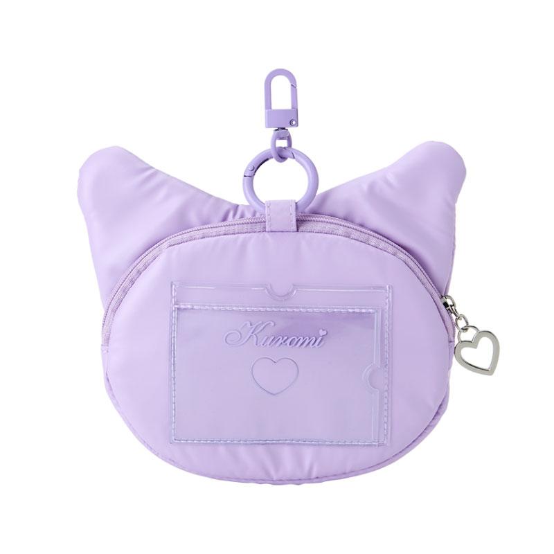 Kuromi Pass Case Face Shape Fluffy Winter Sanrio Japan