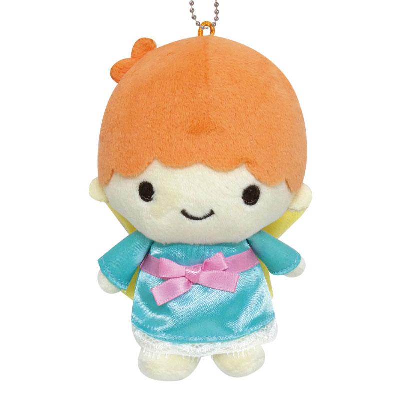 Little Twin Stars Kiki Lala Plush Mascot Keychain Vintage Retro Sanrio Japan