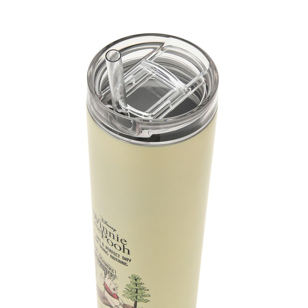 Winnie the Pooh Straw Stainless Tumbler Disney Store Japan 2025
