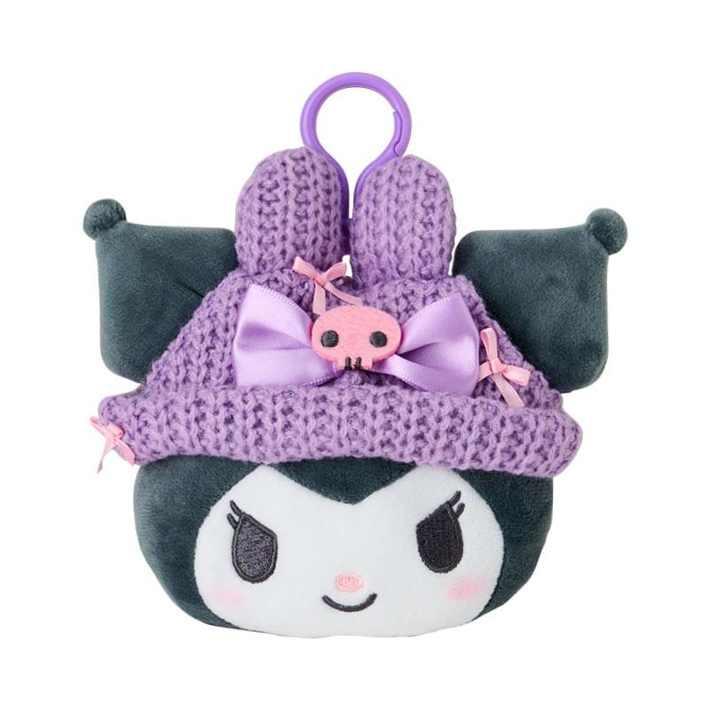 Kuromi mini Pouch Face Shape Ears Key Holder Sanrio Japan 2024