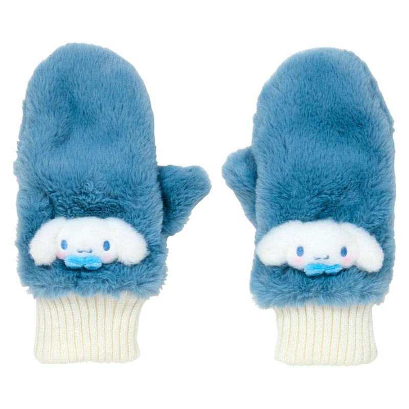 Cinnamoroll Faux Fur Mittens with Mascot Sanrio Japan 2025