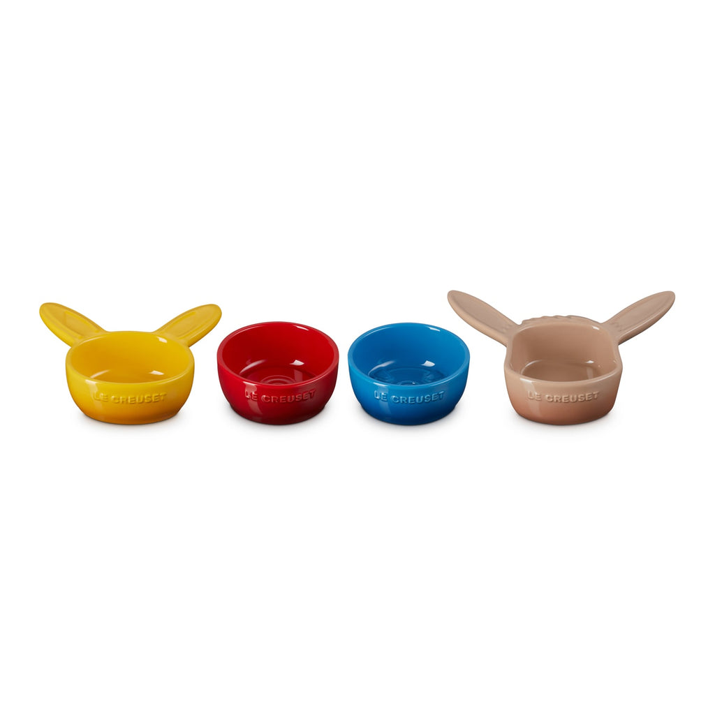 Le Creuset Mini Dish Plate Set Pikachu & Eevee Eievui Pokemon Center Japan