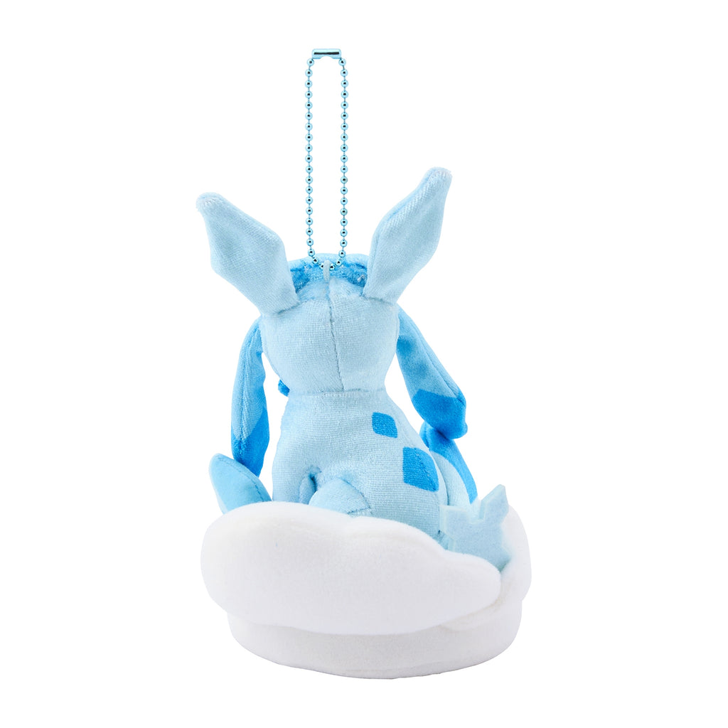 Glaceon Glacia Plush Keychain with Field OTENKI TEAM Pokemon Center Japan 2025