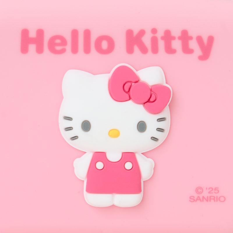 Hello Kitty Silicone mini Pouch Pink Sanrio Japan 2025