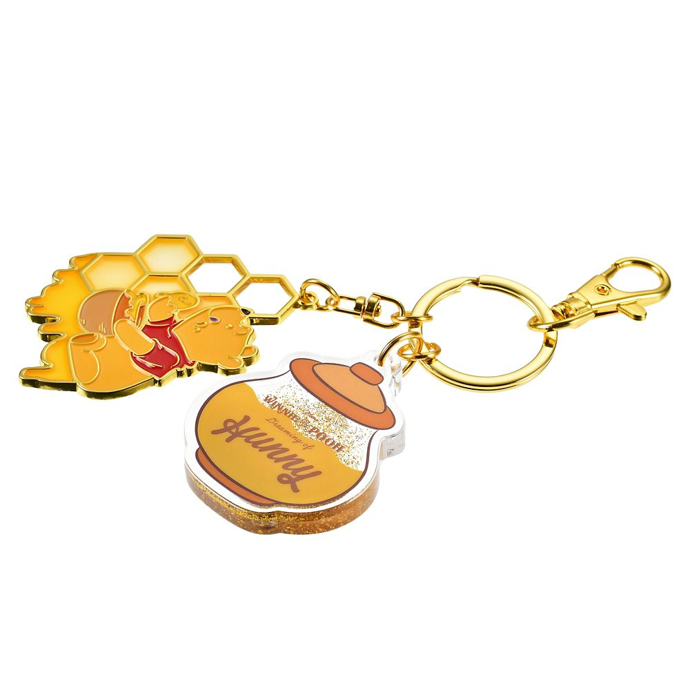 Winnie the Pooh Keychain Key Holder HONEY DAY Disney Store Japan 2025