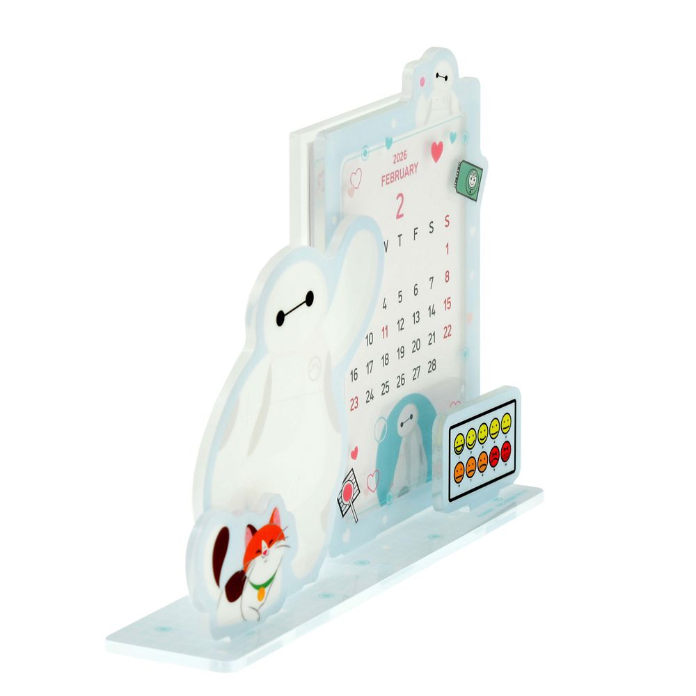 Big Hero 6 Baymax Acrylic Calendar Desktop 2026 Disney Store Japan