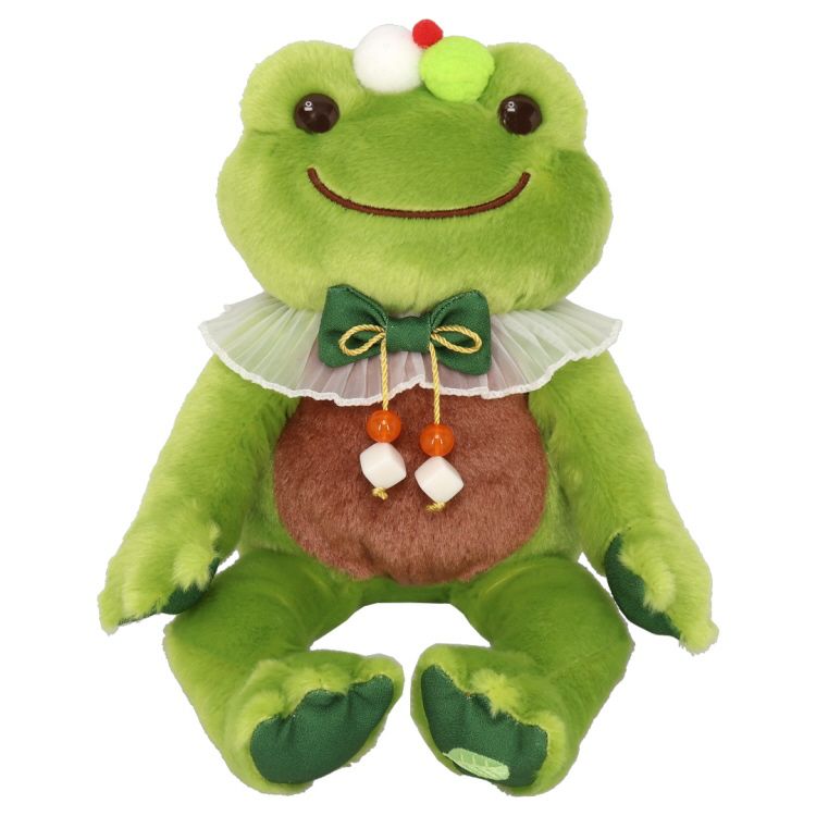 Pickles the Frog Bean Doll Plush Retro Cafe Matcha Anmitsu Japan 2025