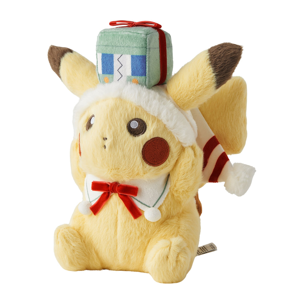 Pikachu Plush Doll Pokemon Holiday Blessings Center Japan Christmas 2025