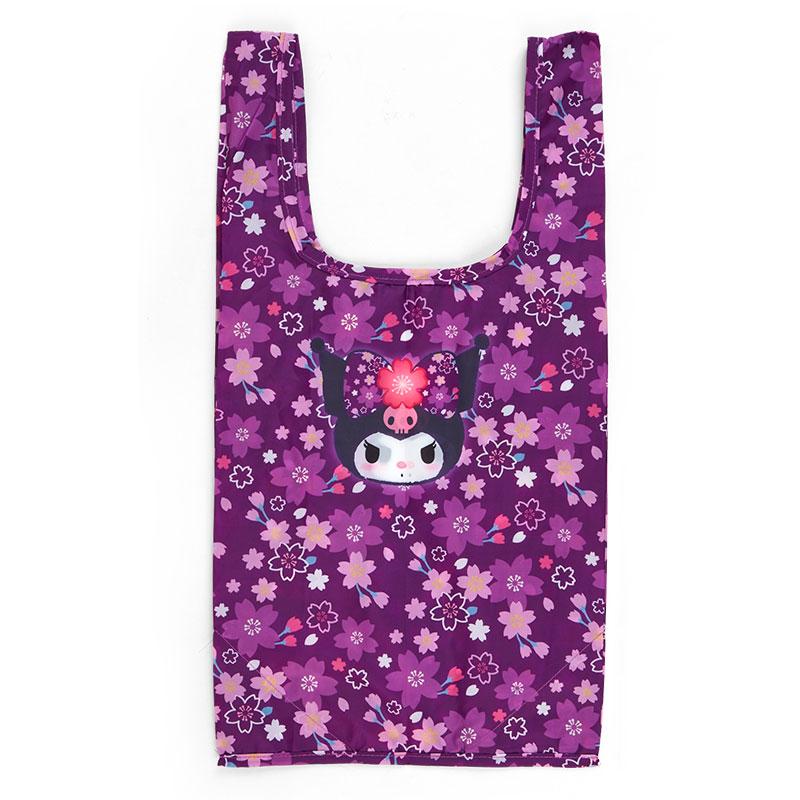 Kuromi Eco Shopping Tote Bag Plush Pouch Sakura Sanrio Japan 2024